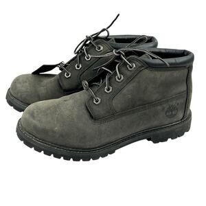 TIMBERLAND Women's Size 9 Waterproof Nellie Chukka Double Boots Black Gray